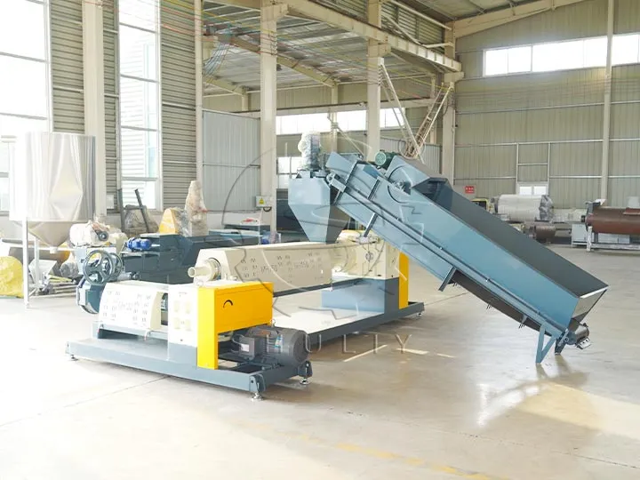 plastic pelletizing plant