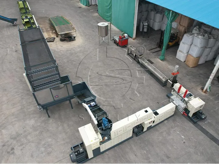 plastic pelletizing production line