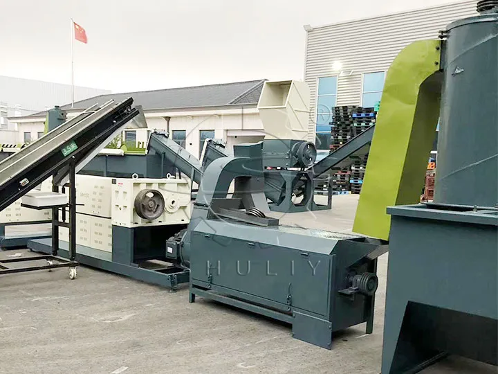 PE waste plastic pelletizing line