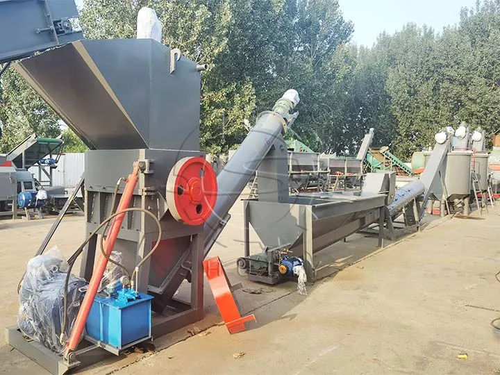 PET hot washing line to Saudi Arabia