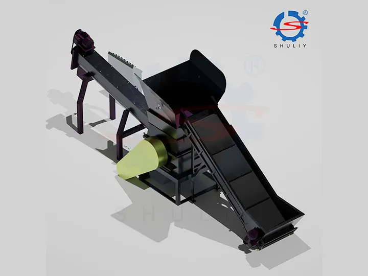 plastic shredder recycling machine