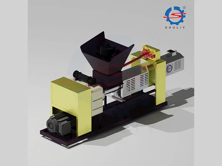 waste plastic granules making machine