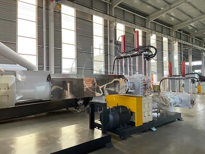 plastic waste extruder machine