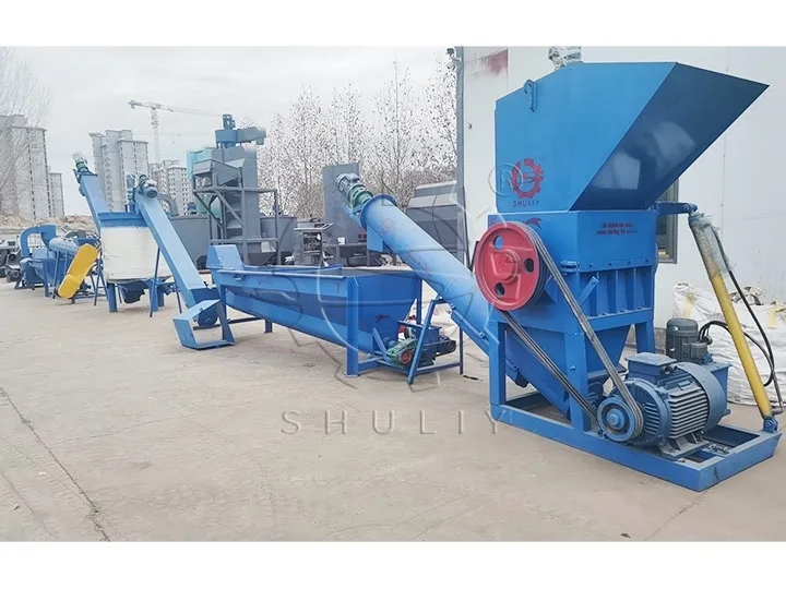 PET plastic recycling machine