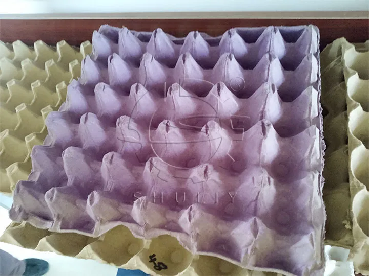 purple egg tray