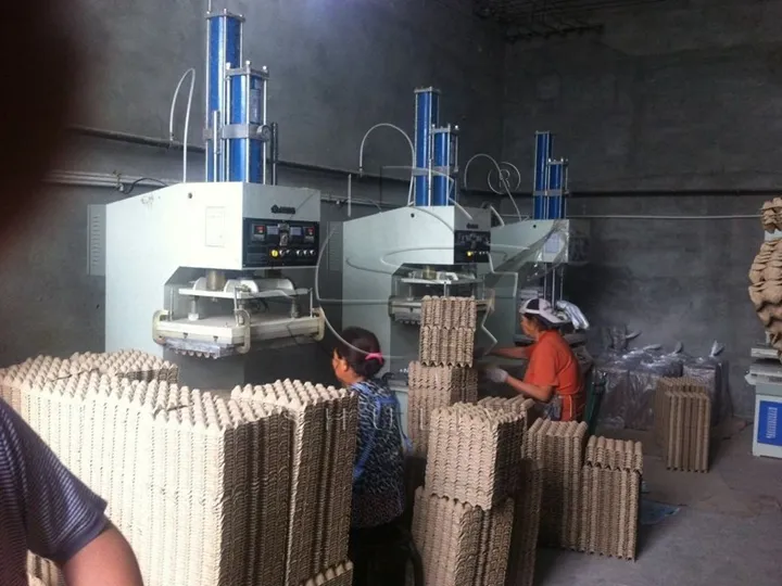 egg tray press