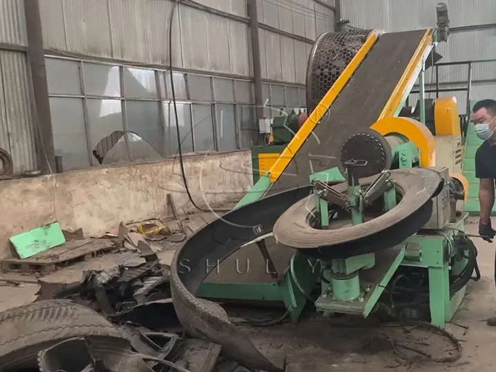 tyre processing plant