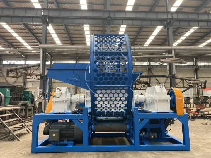 dual shaft shredder machine