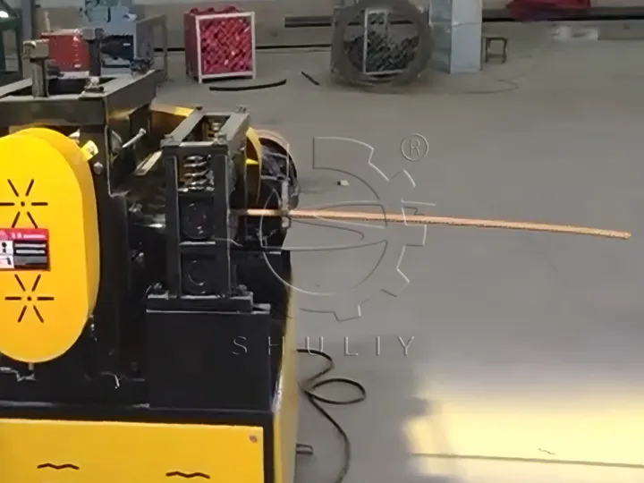 steel bar straightening machine final product