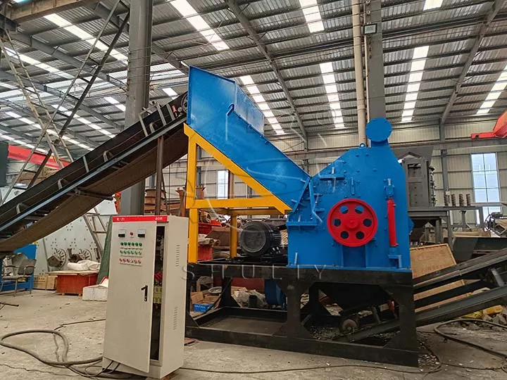 iron scrap crushing machine