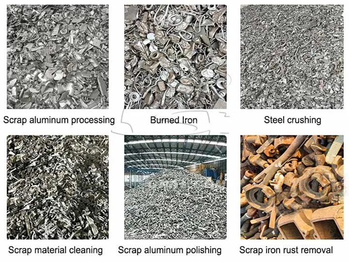 Suitable Materials for Scrap Metal Polishing Drum