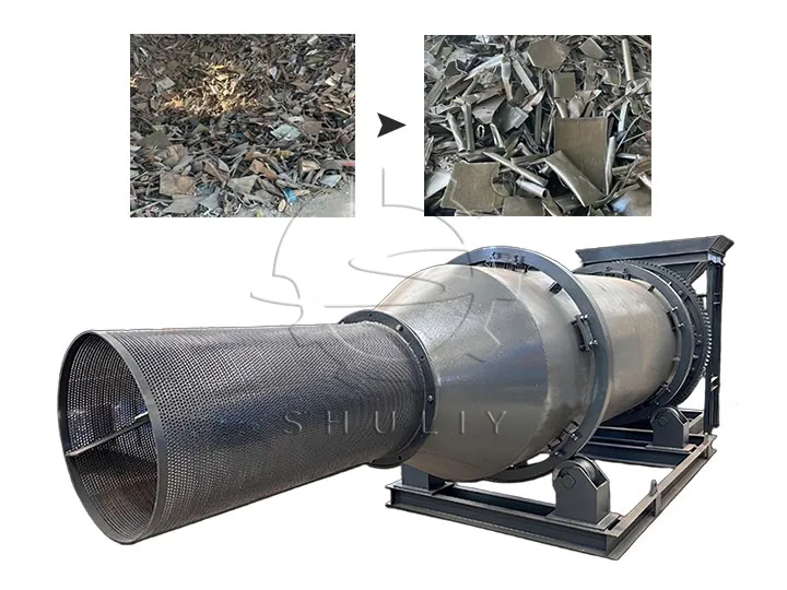 metal recycling polishing machine