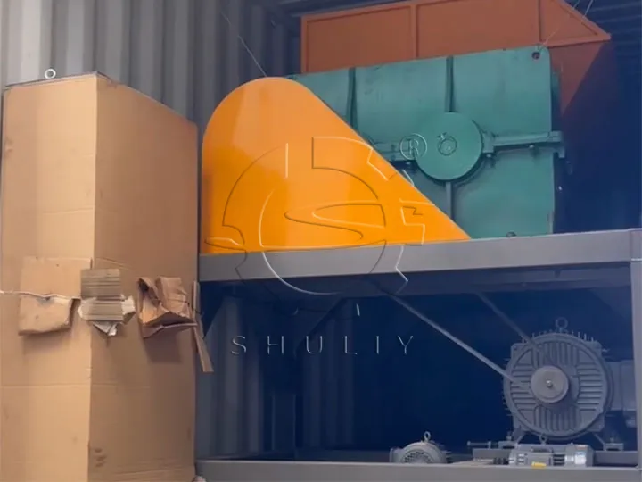 tire recycling machine delivery