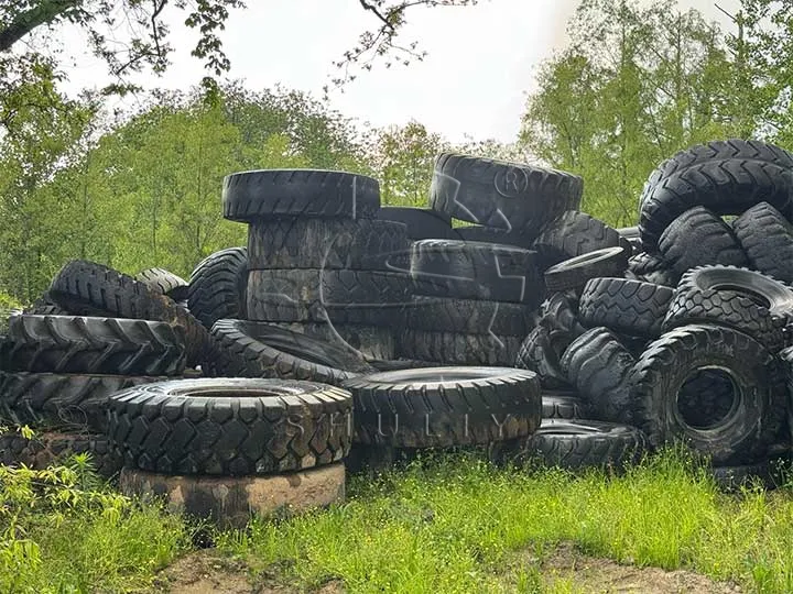 pneus OTR descartados