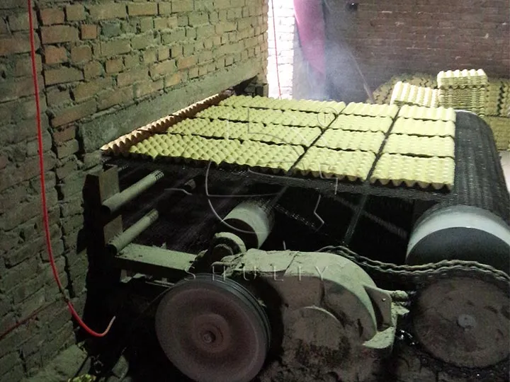 brick kiln drying