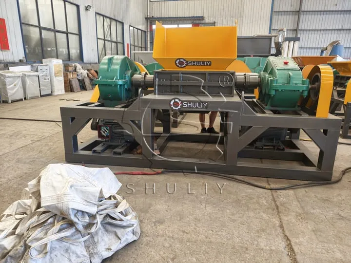 double shaft shredder for jumbo bags